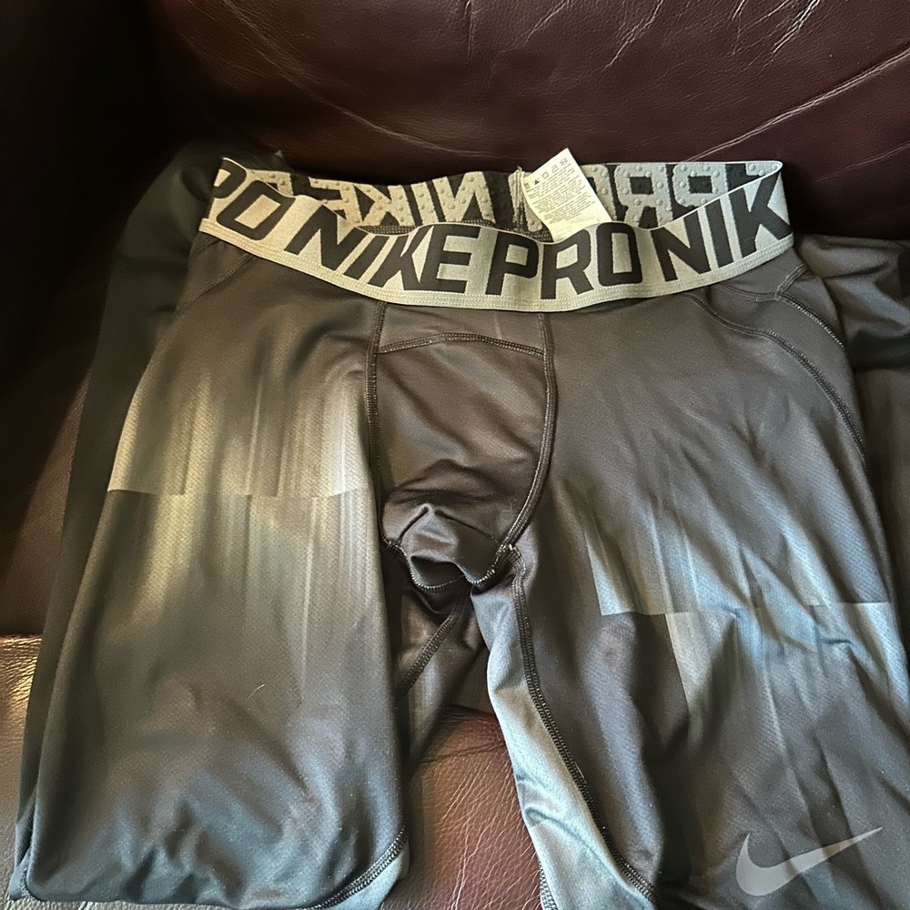 Nike Pro Hyperwarm Compression Gear in Gray